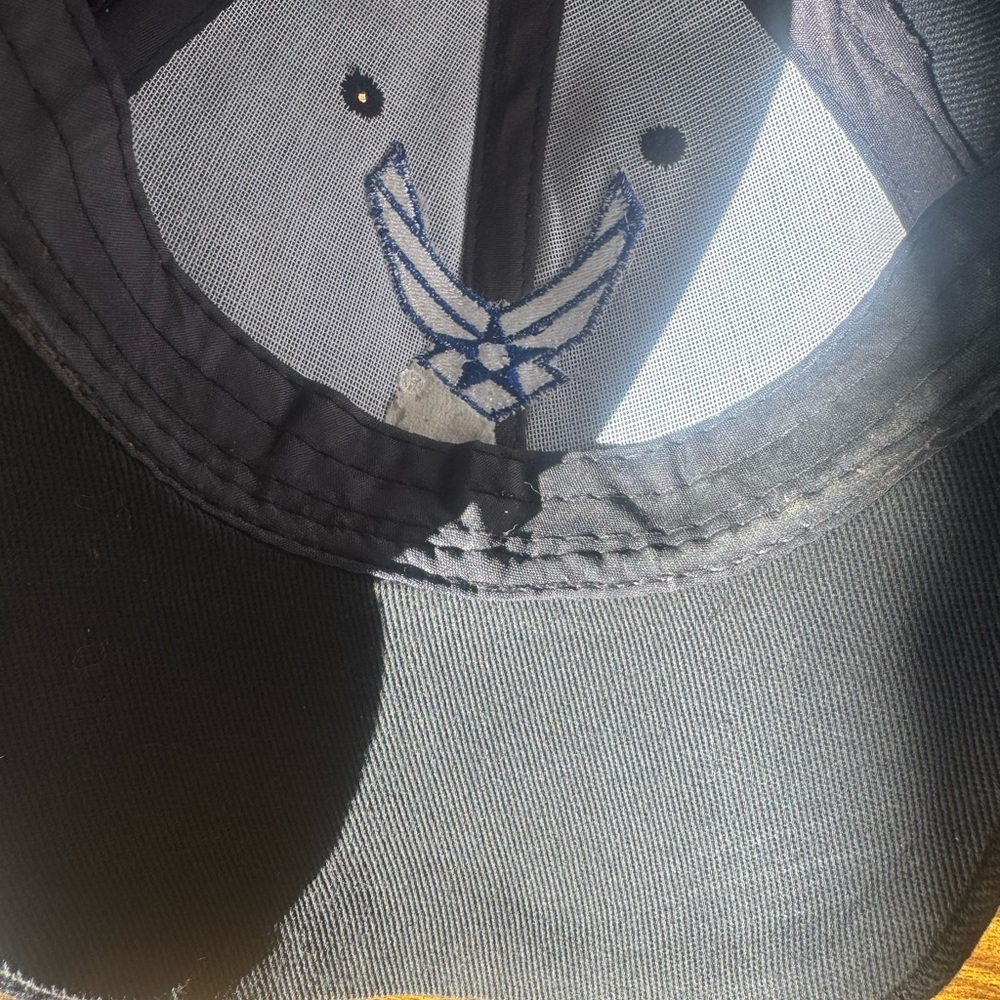 U.S. Air Force Served With Pride Hat Black Adjustable Military Cap USAF - Picture 7 of 9